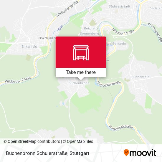 Büchenbronn Schulerstraße map