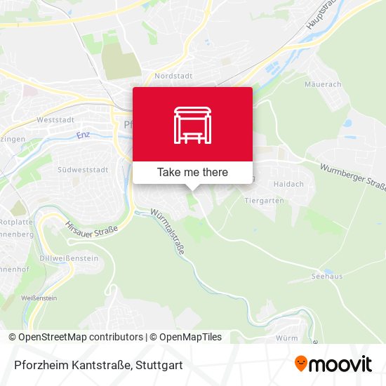 Pforzheim Kantstraße map