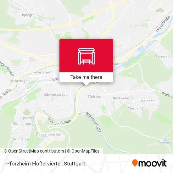 Карта Pforzheim Flößerviertel