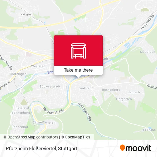 Карта Pforzheim Flößerviertel