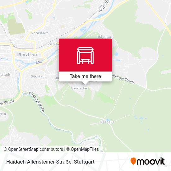 Карта Haidach Allensteiner Straße