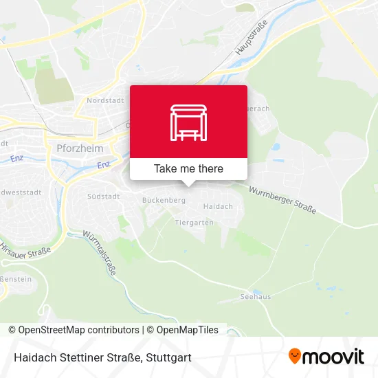 Карта Haidach Stettiner Straße