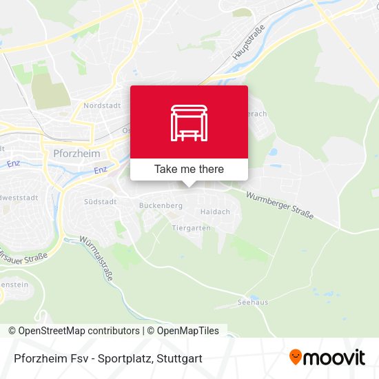 Pforzheim Fsv - Sportplatz map