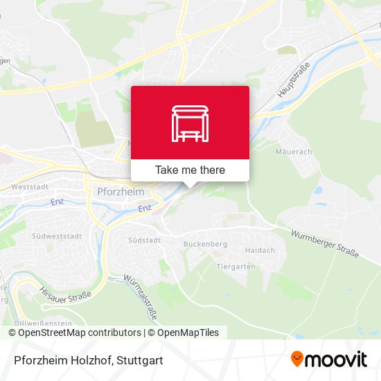 Карта Pforzheim Holzhof