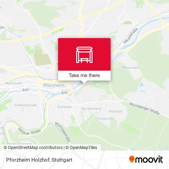 Карта Pforzheim Holzhof