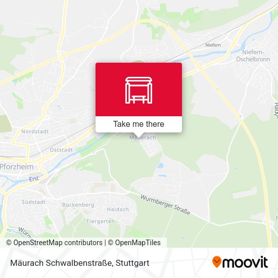 Карта Mäurach Schwalbenstraße