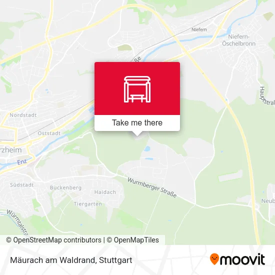 Карта Mäurach am Waldrand