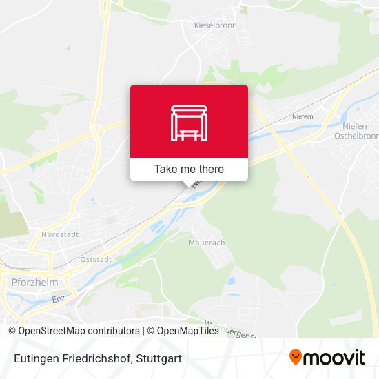 Eutingen Friedrichshof map