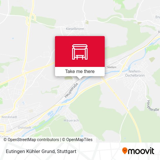 Eutingen Kühler Grund map