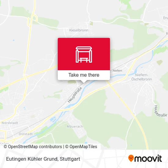 Карта Eutingen Kühler Grund