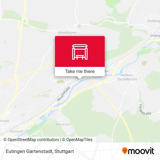 Карта Eutingen Gartenstadt