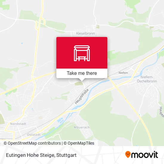 Карта Eutingen Hohe Steige