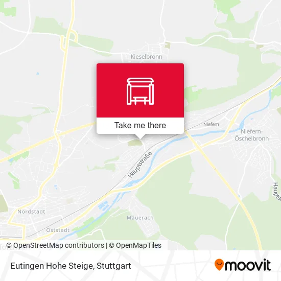 Карта Eutingen Hohe Steige
