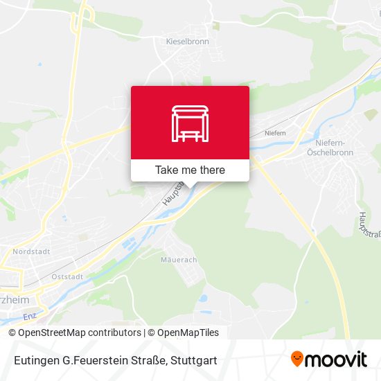 Карта Eutingen G.Feuerstein Straße