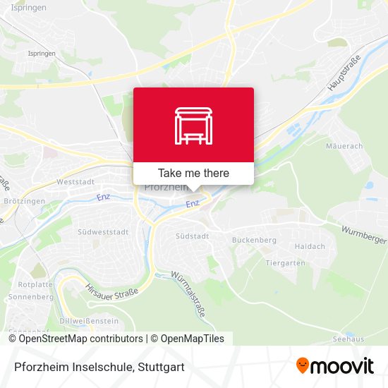 Pforzheim Inselschule map