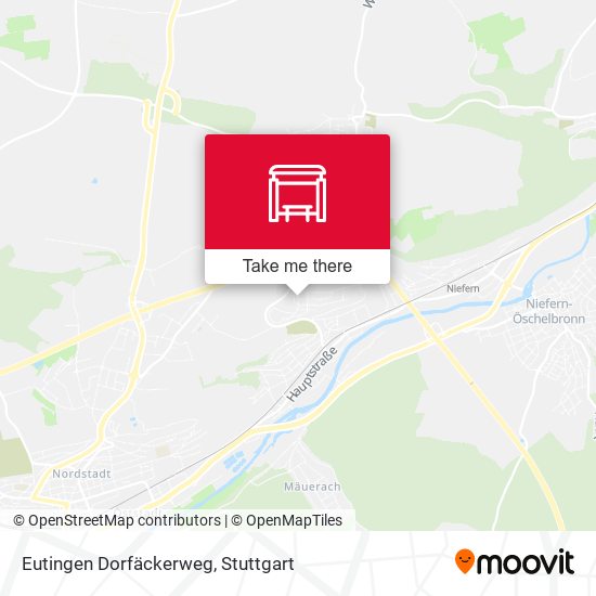 Eutingen Dorfäckerweg map