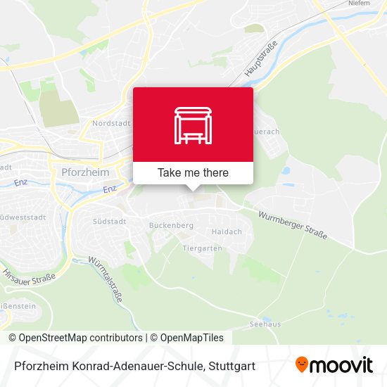 Pforzheim Konrad-Adenauer-Schule map