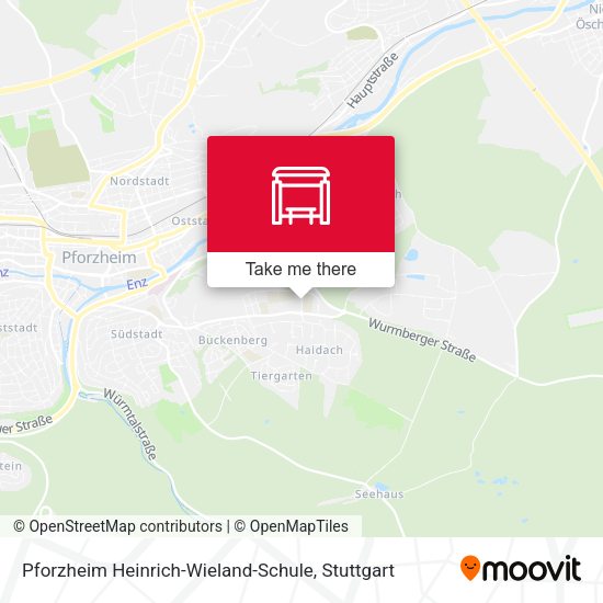 Pforzheim Heinrich-Wieland-Schule map