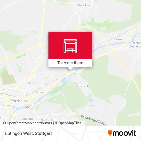 Карта Eutingen West