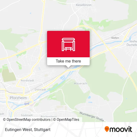 Карта Eutingen West