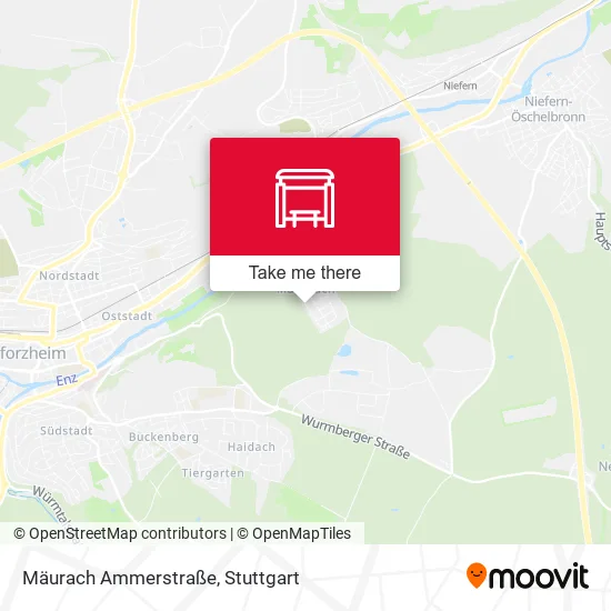 Карта Mäurach  Ammerstraße