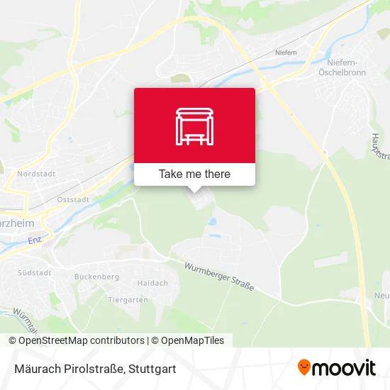 Карта Mäurach Pirolstraße
