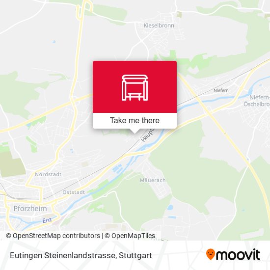 Eutingen Steinenlandstrasse map