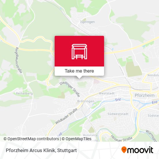 Pforzheim Arcus Klinik map