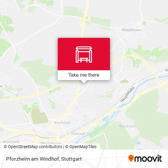 Карта Pforzheim am Windhof