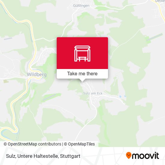 Sulz, Untere Haltestelle map
