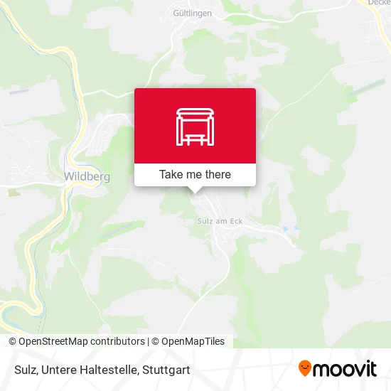 Карта Sulz, Untere Haltestelle