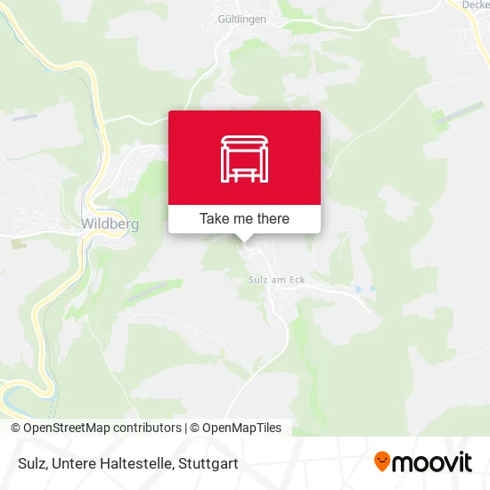 Карта Sulz, Untere Haltestelle