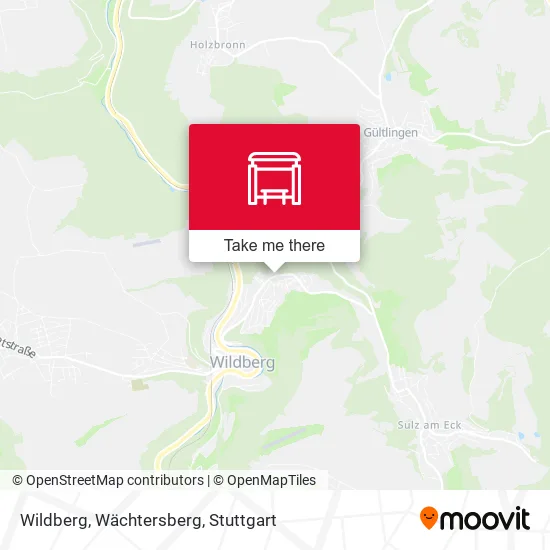 Карта Wildberg, Wächtersberg
