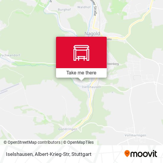 Iselshausen, Albert-Krieg-Str map