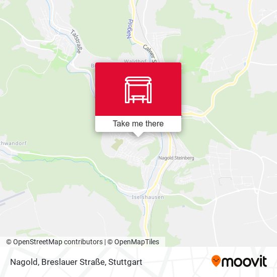 Nagold, Breslauer Straße map