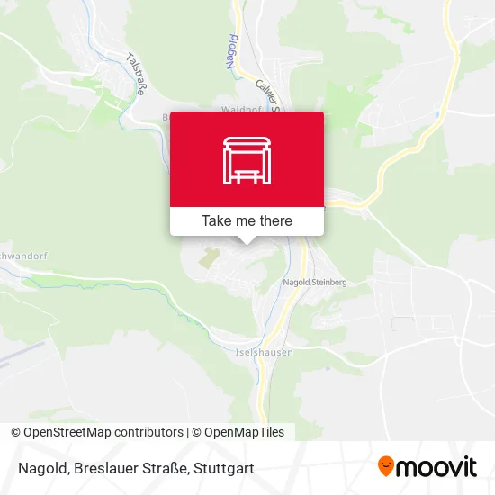 Карта Nagold, Breslauer Straße