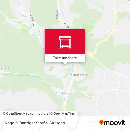 Карта Nagold, Danziger Straße