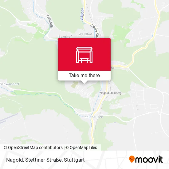 Карта Nagold, Stettiner Straße