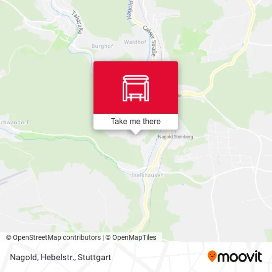 Карта Nagold, Hebelstr.