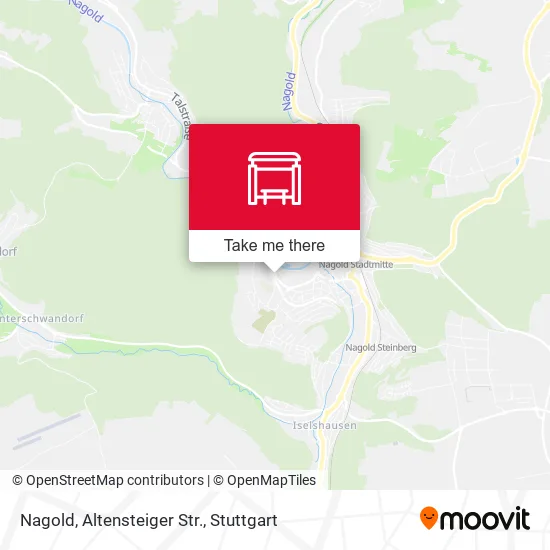 Карта Nagold, Altensteiger Str.