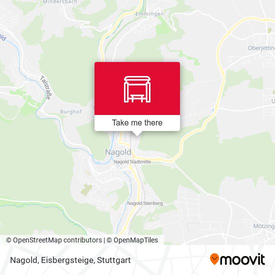 Карта Nagold, Eisbergsteige