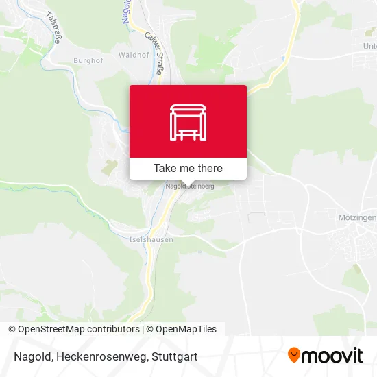 Карта Nagold, Heckenrosenweg