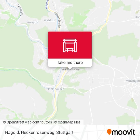 Nagold, Heckenrosenweg map
