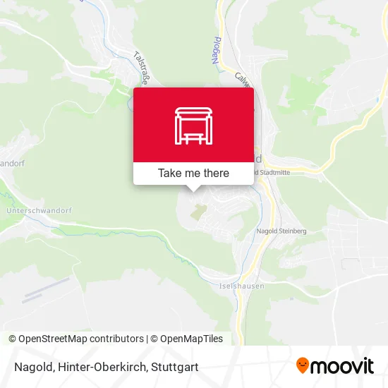 Nagold, Hinter-Oberkirch map