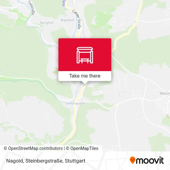 Карта Nagold, Steinbergstraße