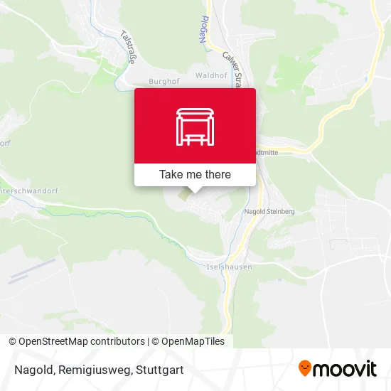 Карта Nagold, Remigiusweg