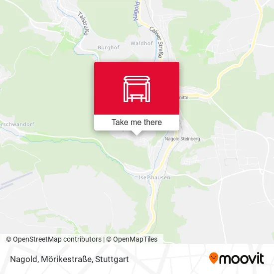Карта Nagold, Mörikestraße