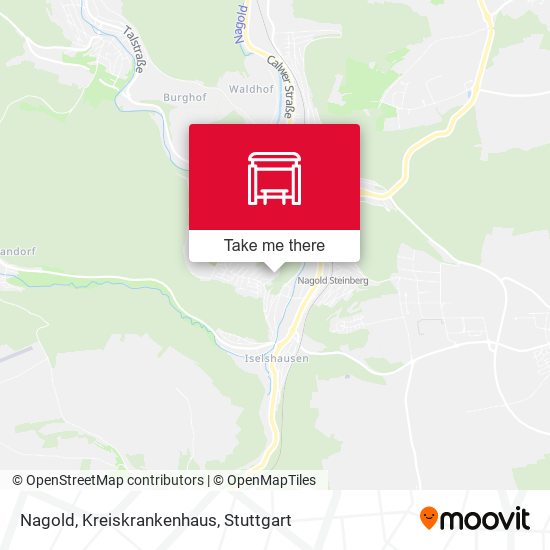 Nagold, Kreiskrankenhaus map