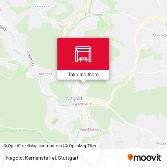 Карта Nagold, Kernenstaffel