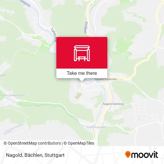Карта Nagold, Bächlen